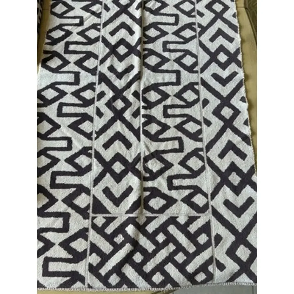 Vtg 80s Ralph Lauren Bath Towels Lot 3 Chevron Geometric Aztec Brown 27x48’ USA